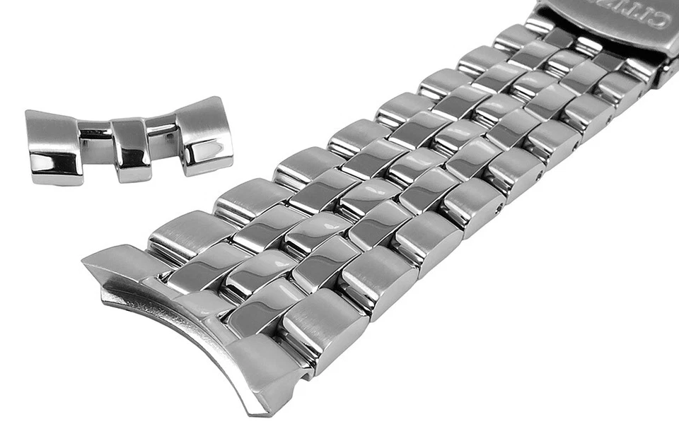 Citizen Eco-Drive Cinturino 21mm Acciaio Inox Color Argento BM7250 BM7251 - Immagine 3 di 4