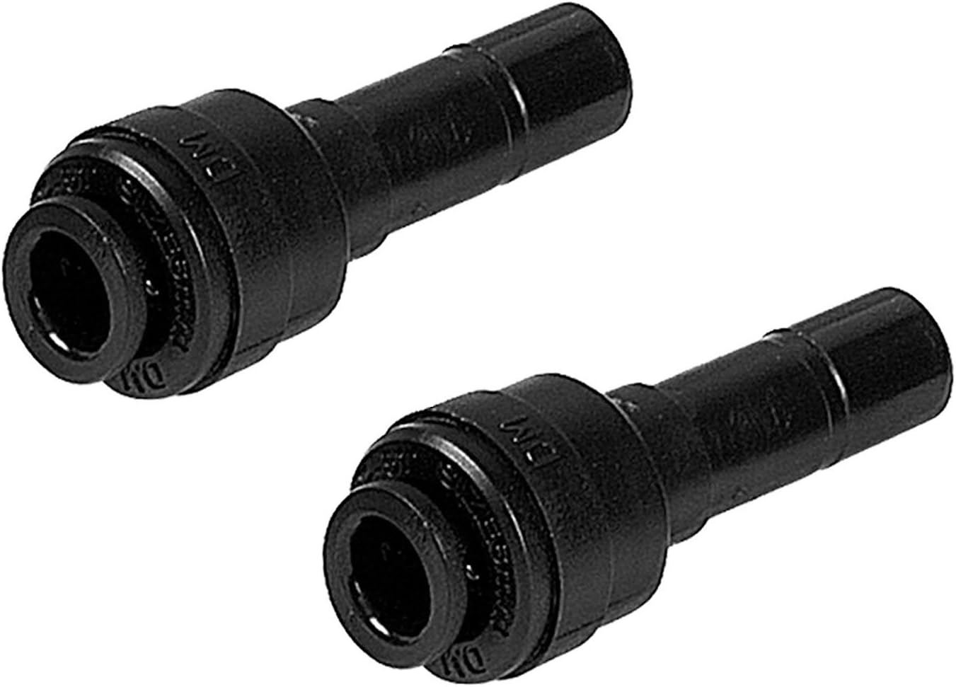 2 X Vyair-Dmfit Stem Reducer Union Connector 15Mm Tube O.D. to 12Mm Push-Fit (Co