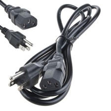 6ft 3-Prong Power Cord Cable Lead For Samsung Plasma LCD LED TV Monitor Printer