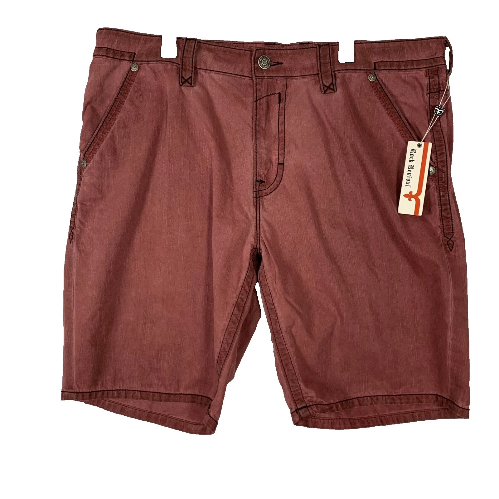 Rock Revival Cotton Shorts for Men