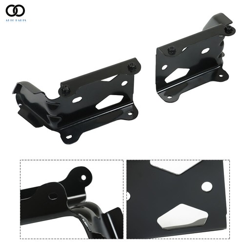 Front Bumper Brackets Set Left+Right For 2015 2016 2017-2021 Dodge Challenger - Picture 8 of 9