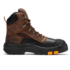 2024 Men's Waterproof Steel Toe  Work Boots, 6" Lace Up Ankle Support EH  Boots
