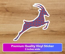 Phish Antelope Jump Donut High Quality Sticker Fishman 3 x 2.5 inches