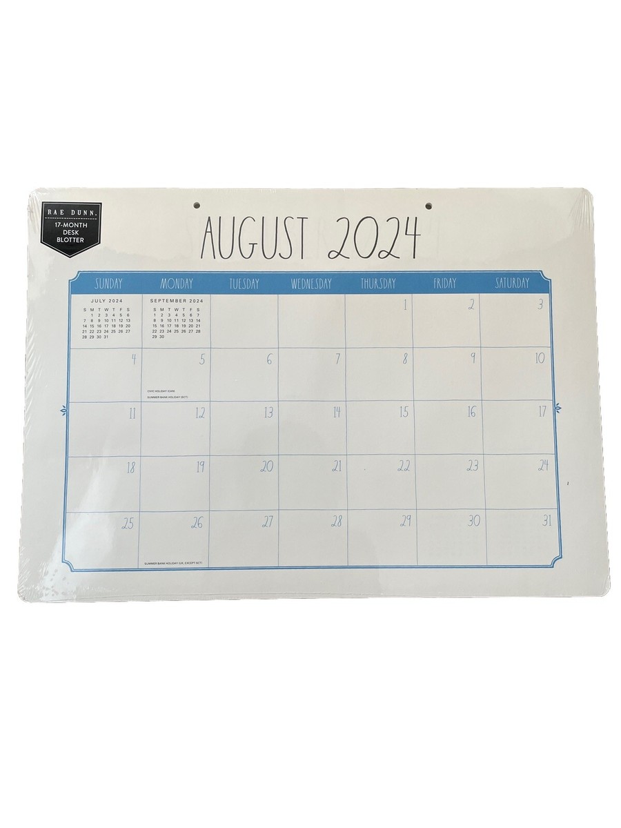 2025 Blotter Calendar Rae Dunn 12 Months Calendar Jan- Dec 2025 | eBay 2025-blotter-calendar-rae-dunn-12-months-calendar-jan-dec-2025-ebay