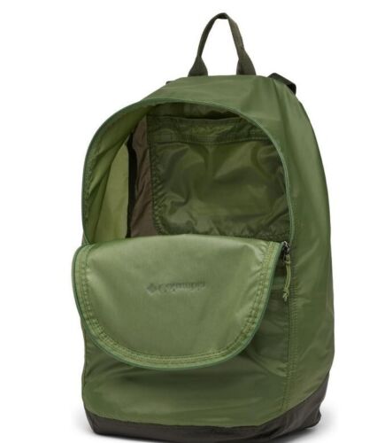 Columbia Unisex Lightweight Packable Backpack, Canteen/Greenscape One Size- NEW - Picture 6 of 6
