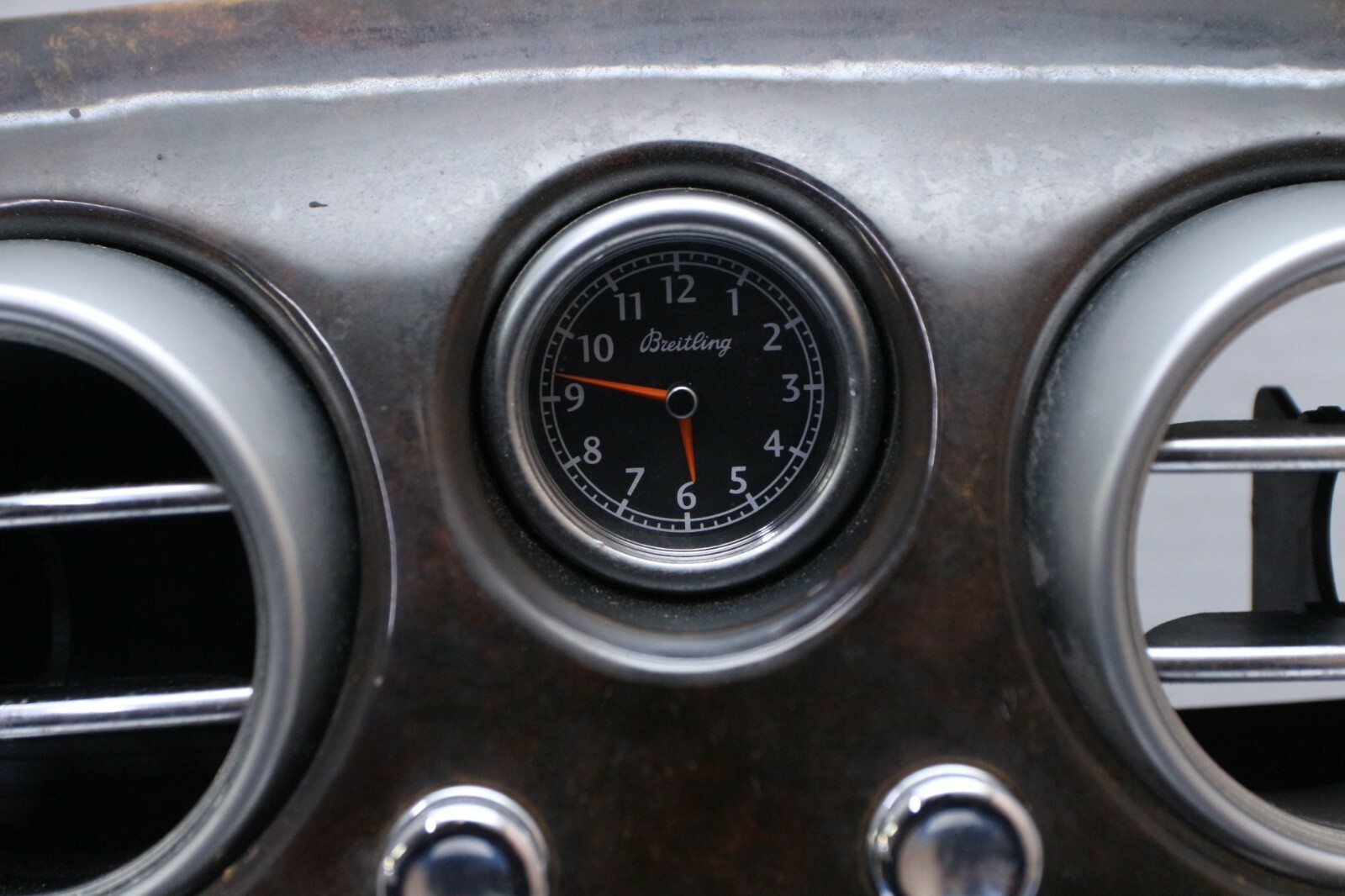✅ 2004-2010 Bentley Continental GT Flying Spur Center Wood Radio Bezel Trim Dash