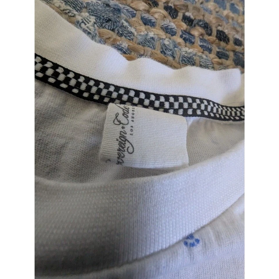 Sovereign Code Men's L Lobsters Novelty Print White Red Blue Yellow S/S Crew Nec - Image 3 of 4