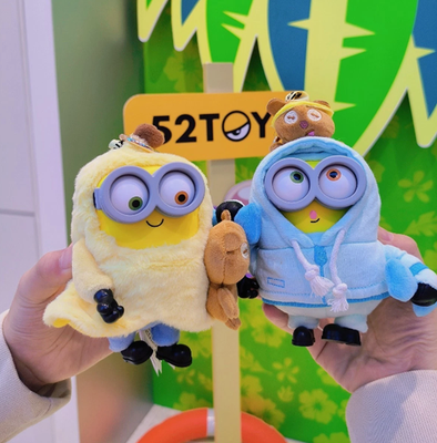 52TOYS MINIONS BOB+TIM BETTER TOGETHER SERIES VINYL PLUSH PENDANT