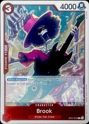 Brook ST21-012 FOIL 4er Playset One Piece TCG Englisch Near Mint NM