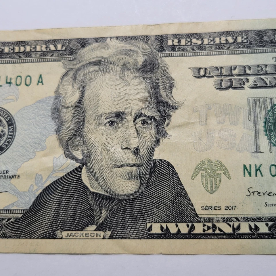 Series 2017 Dallas Federal Reserve $20 RADAR Bank Note ~ Serial #00411400 ~ AUnc - Image 3 of 4