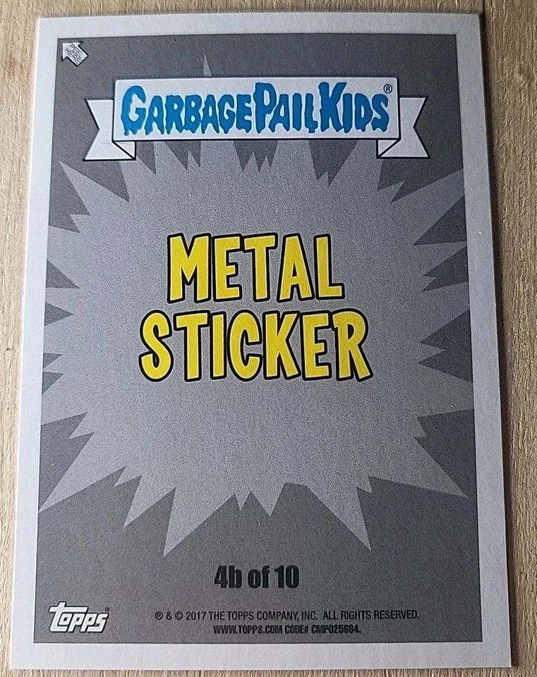 🎸 Garbage Pail Kids Metal Stickers #4b of 10 - Tacked Trent Reznor NIN GPK  - Image 2 of 3