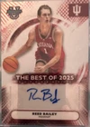 Bowman U Best 2025/26 Best of 2025 Reed Bailey BA-RB Auto Indiana Hoosiers