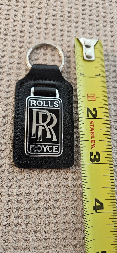 劳斯莱斯皮革钥匙圈 20 世纪 80 年代英国制造  — 第 3/3 张图片