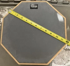 Tosnail HQ Percussion Products Real Feel 12" Drum Practice Pad Vintage