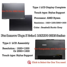 For Lenovo Yoga 7 16ARP8 83BS000XMB LCD Touch Full Assembly Panel Stylus Support