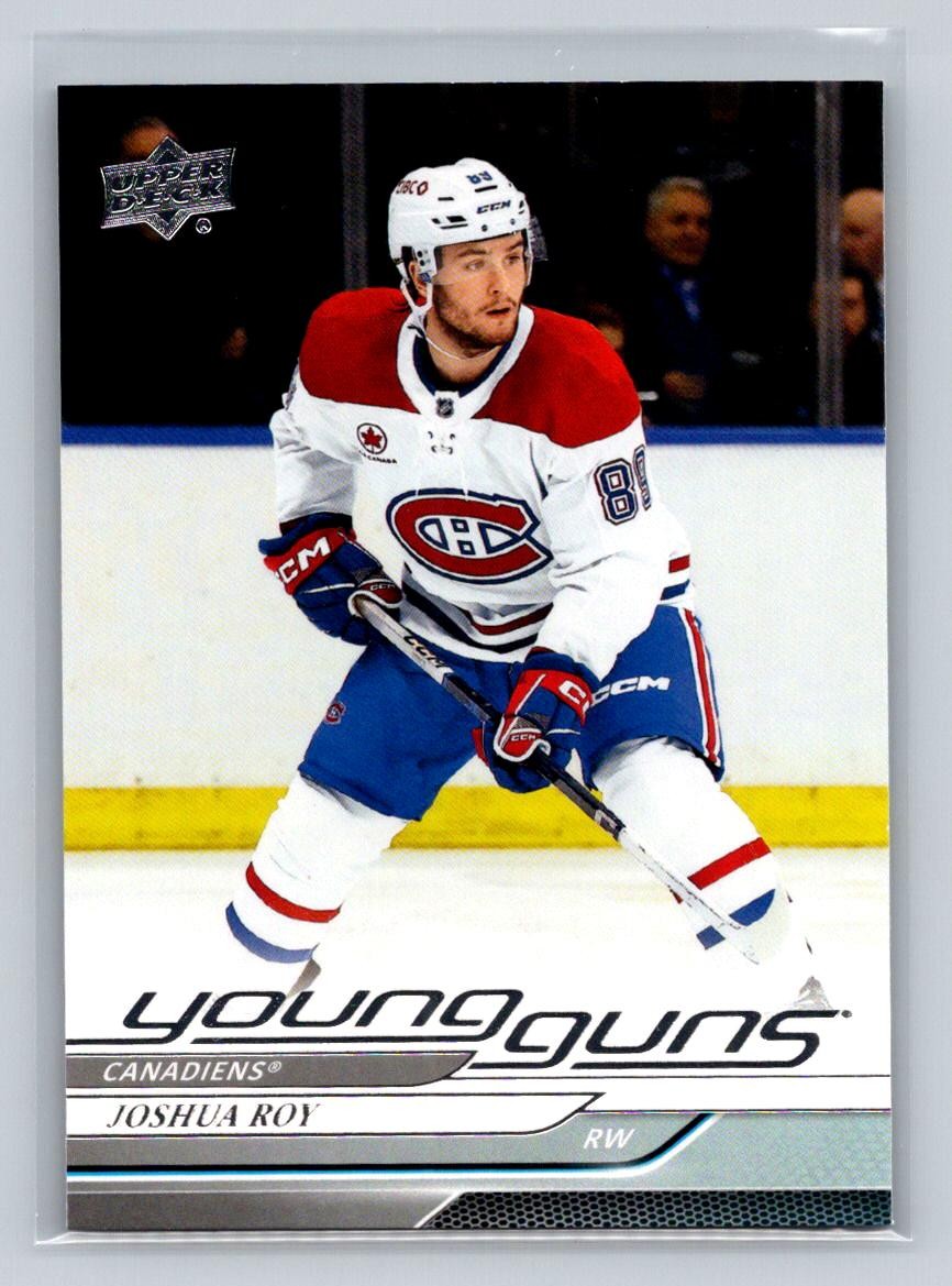 2024-25 Upper Deck S1 #246 Joshua Roy (RC) Young Guns-Montreal Canadiens