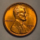 #2 GEM BU++ Low Mintage 1954 D Lincoln Wheat Cent
