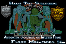 Halo Toy Soldiers - Flood Abomination Juggernaut Infection Forms 54mm 1:32 Scale