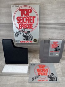 Golgo 13: Top Secret Episode Nintendo Entertainment System NES Complete CIB EUC