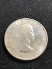 1964 Canada 50 cents Elizabeth ll Dei Gratia Regina 0.80 silver coin