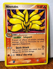 POKEMON NINETALES 19/108 NON HOLO RARE POWER KEEPERS HP-DMG
