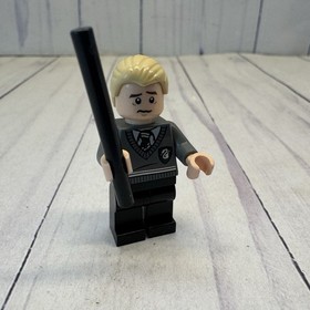 LEGO Harry Potter Minifigure Draco Malfoy #4841 Authentic (hp115) Preowned Wand