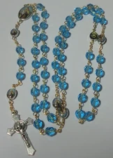 handmade in the USA St Therese of Lisieux & Virgin of Mount Carmel Rosary