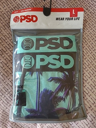 Herren Boxershorts Neu PSD 2er Pack Größe L 36-38. Kostenloser Versand