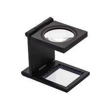 Pocket Magnifier Small Folding Magnifying Glass with Scale for Jewelry Sewing