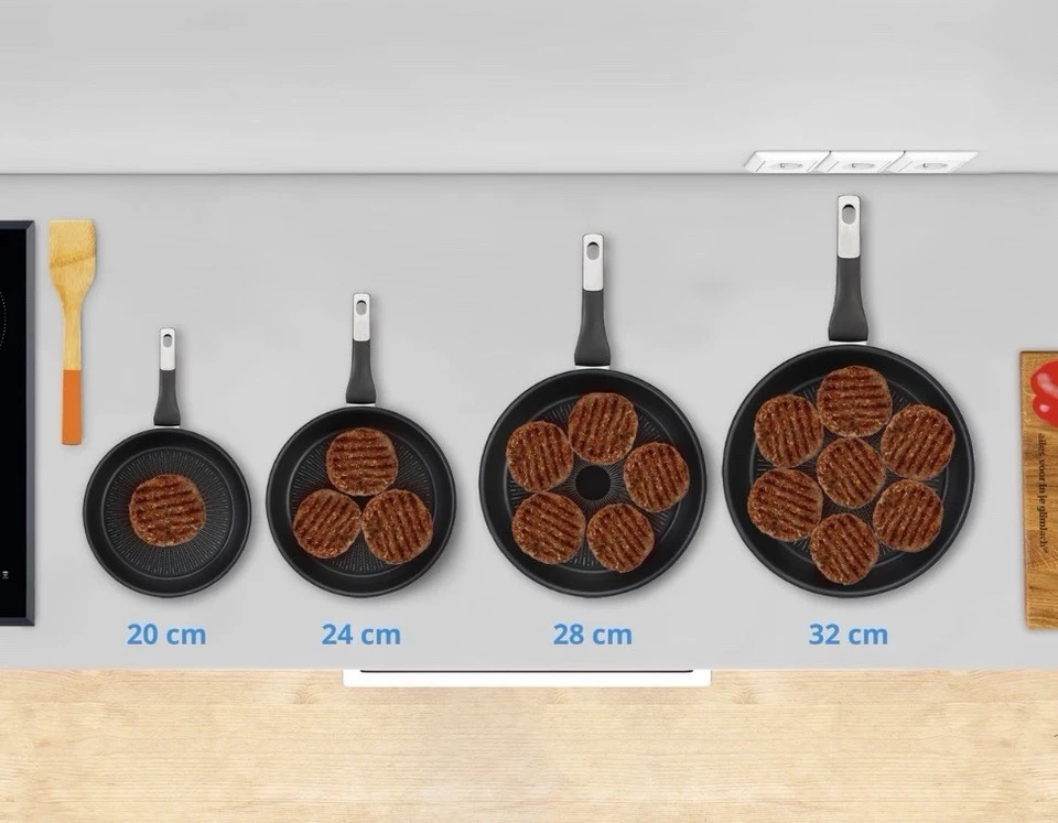 KitchenAid Multiply Pfannenset 24 + 28 cm Edelstahl, Induktion, Backofen ✅ NEU - Bild 3 von 4