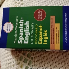Merriam-Webster's Spanish-English Dictionary  (2021, Paperback, Revised edition)