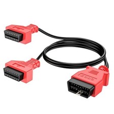 Original OBD2 Splitter 16 Pin OBD II Splitter Extension, 1X Male to 2X Female