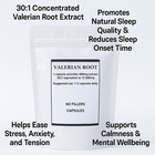 Valerian Root Extract 12000mg Veg Capsules-NO FILLERS - Sleep Supplement Tablets