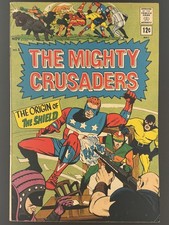 The Mighty Crusaders #1 - Jerry Siegel! (1965) - 6.5 (FN+)
