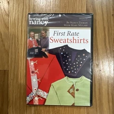 Sewing with Nancy First Rate Sweatshirts DVD Sealed