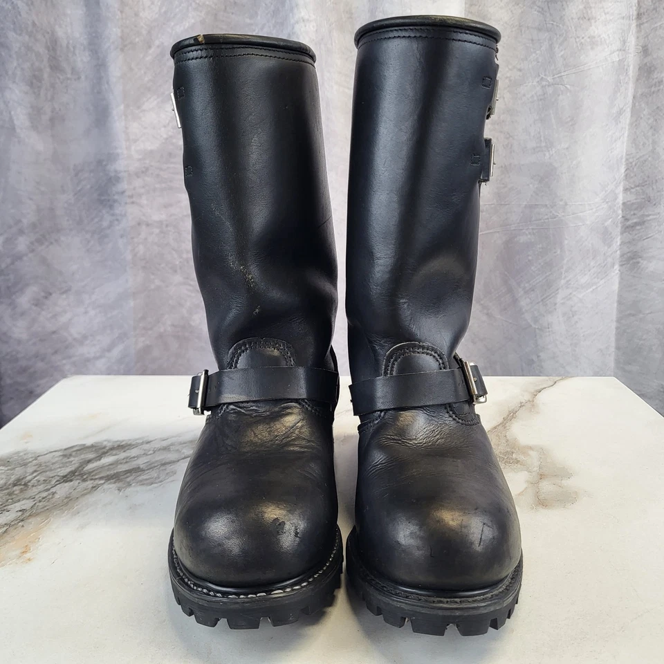 Botas de motociclista masculinas Carolina USA Composite Toe Engineer tamanho 7.5 R pretas - Imagem 3 de 4