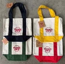 Trader Joe's MINI Tote Bag Original Colors, Brand New - LIMITED Edition