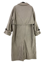Vintage Chaps Ralph Lauren Trench Coat 38R Long Green No Lining Gorpcore