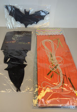 NEW Halloween Party Decorations - Tassel Garland, Bat Wall Decor, Hanging Bats