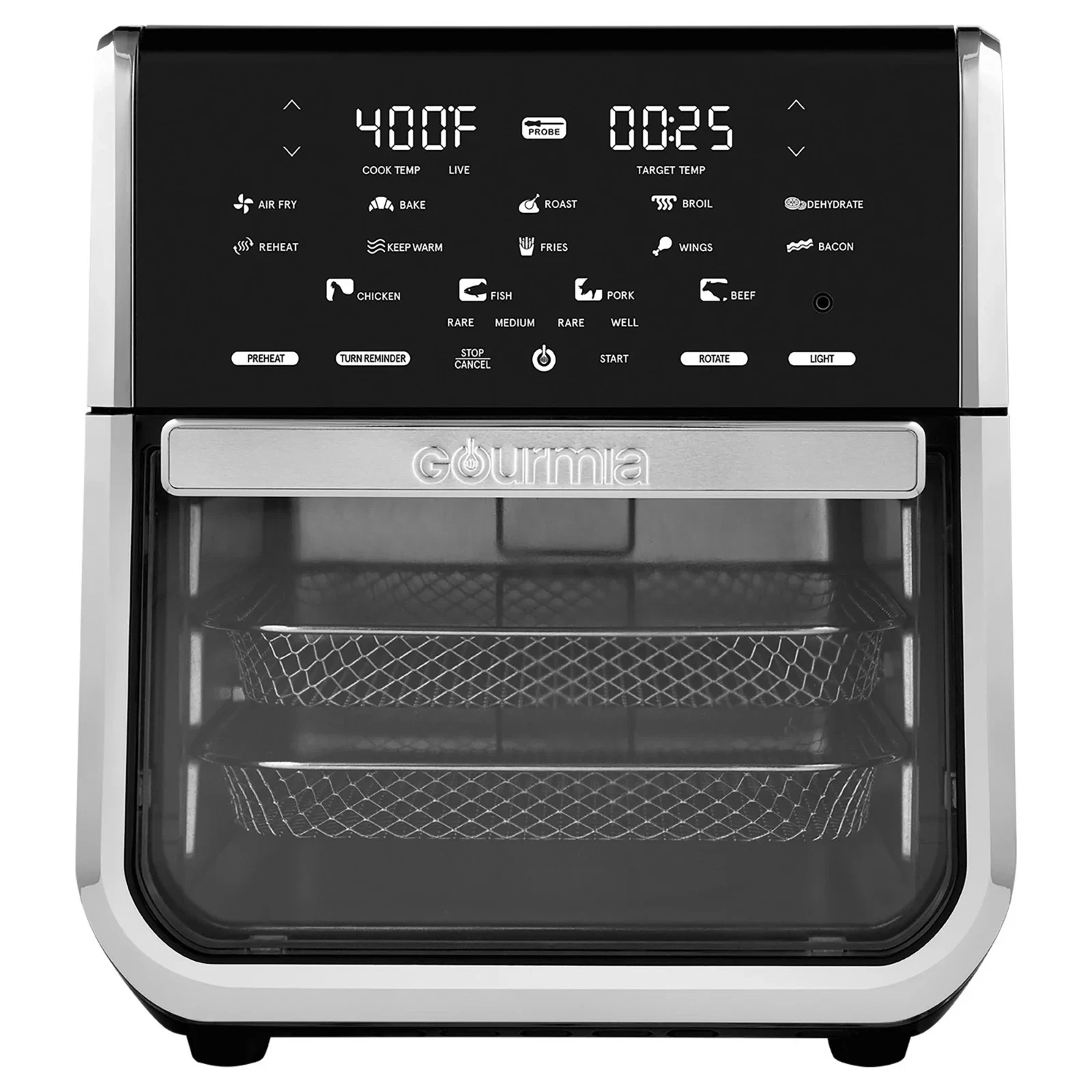 Gourmia All-in-One 14-Quart Air Fryer, Oven, Rotisserie, Dehydrator
Opens in a new window or tab
