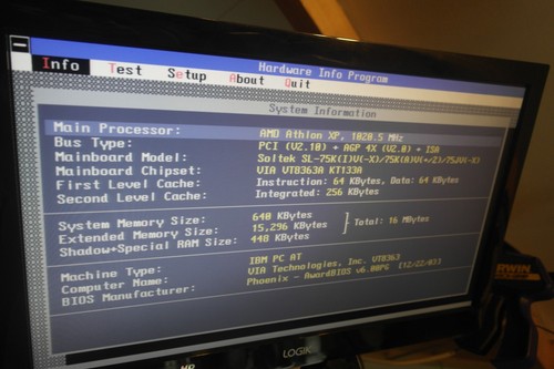 Socket A ISA PCI AGP pro ATX motherboard IDE FDD SL-75KAV Soltek WORKING - Picture 4 of 17
