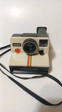 Vintage Polaroid SX-70 OneStep Instant Land Camera Rainbow Stripe PARTS ONLY