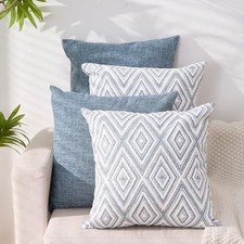 Decorative Throw Pillow Covers Set of 4 Couch Pillows Accent Cushion