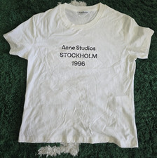 Acne Studios T-Shirt Weiß Gr. L Stockholm 19...