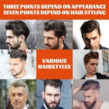 Men's Vintage Pomade Comb for Slick Back Hair Styling with Moisturizing Hold