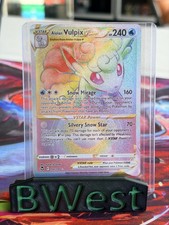 Alolan Vulpix Vstar NM Silver Tempest Secret Rare 197 Rainbow Pokemon TCG on eBay