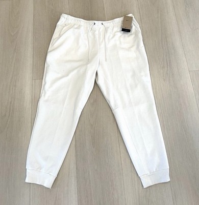 Nike Primary Fleece Dri-FIT UV Performance Joggers Pale Ivory FZ0975 Men's Sz L