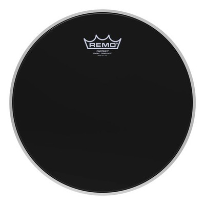 REMO ES-0606-PS Pinstripe Ebony 6'' Tom Head
