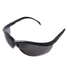MCR Safety KD112 Klondike Safety Glasses - Matte Black Frame/Gray Lens New