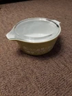 Vintage Pyrex Spring Blossom/Crazy Daisy 475-B 2 1/2 Qt Casserole Dish With Lid
